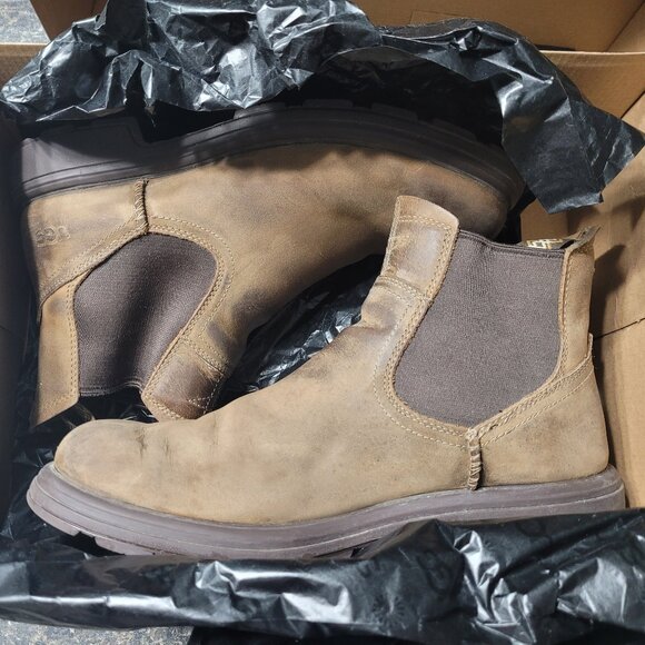 Men's Leather UGG Biltmore Chelsea Boots - Size 9 - Picture 2 of 7